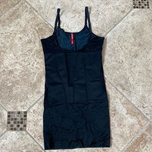 Spanx Open Bust Mid Thigh Bodysuit dress